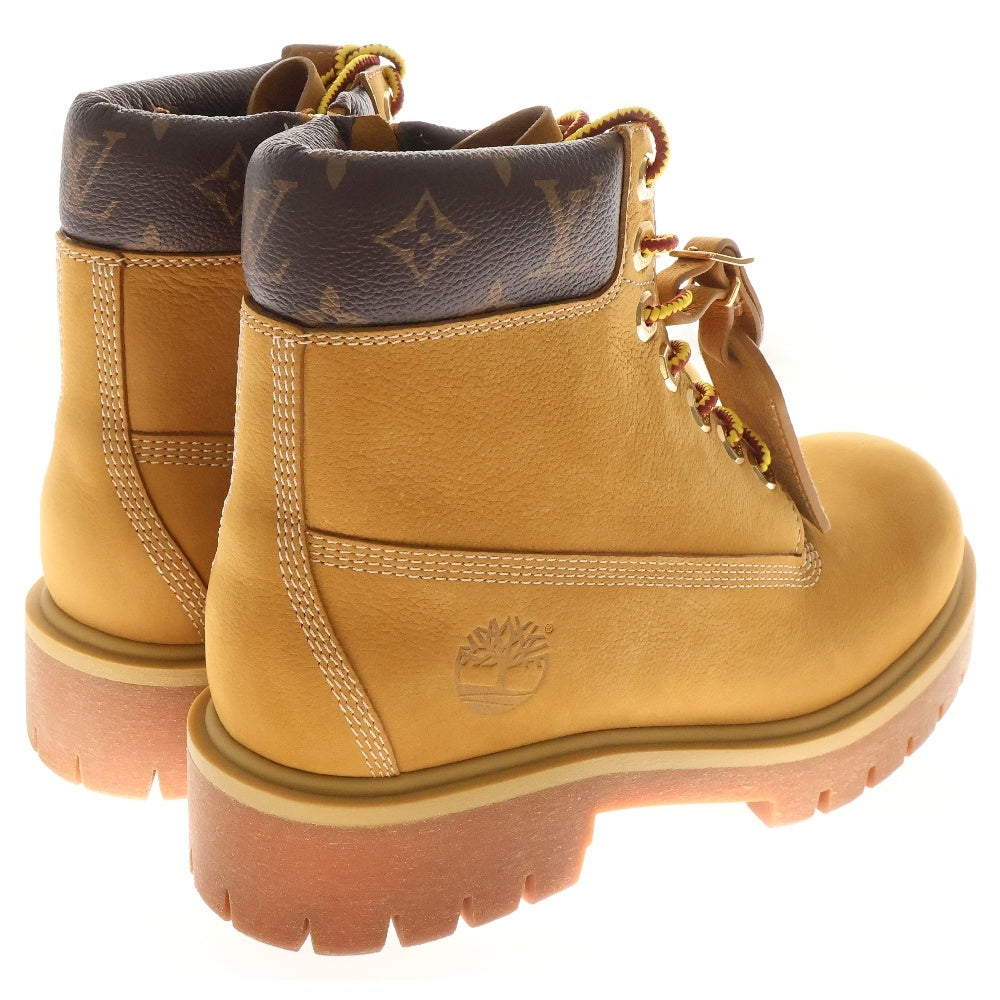LOUIS VUITTON(ルイヴィトン) ×Timberland 6INCH ANKLE BOOT ティンバーランド モノグラム切替アンクルブーツ ハイカットシューズ ブラウン US9.5/27.5cm FA0264