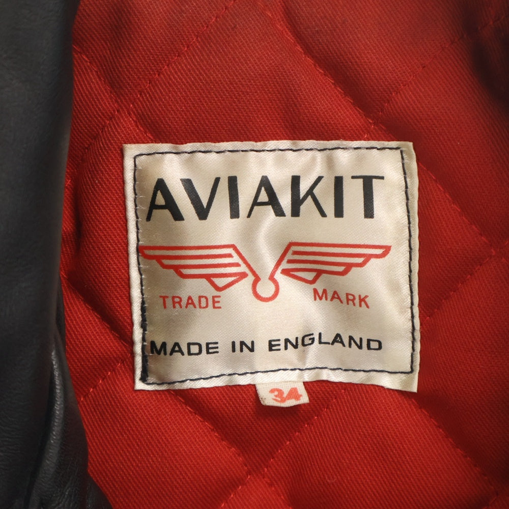Lewis Leathers(ルイスレザー) 441T CYCLONE TIGHT FIT COWHIDE サイクロン タイト フィット カウハイド レザー ダブル ジャケット ライダース 裏地赤 ブラック