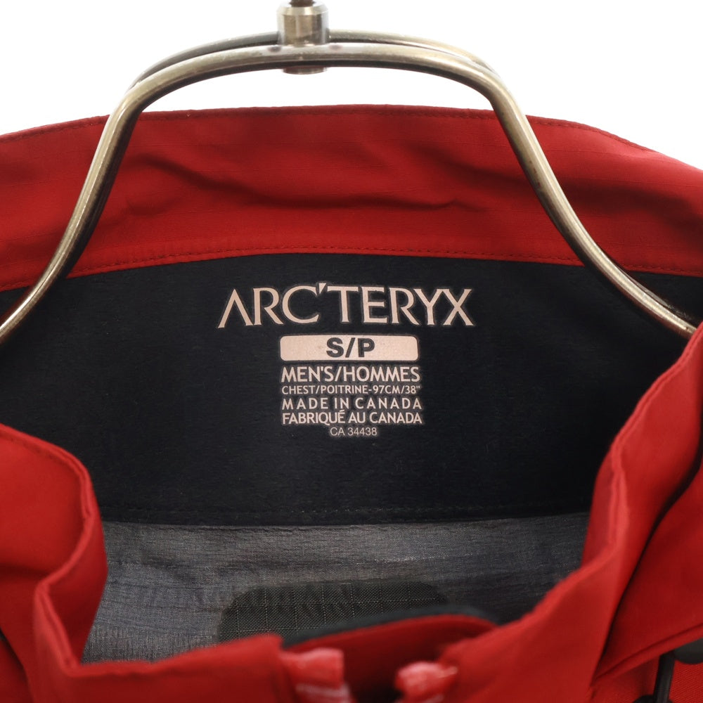ARC'TERYX(アークテリクス) THETA AR JACKET シータAR ジップアップフーデッドジャケット カナダ製 ゴアテックス ウィンドブレーカー レッド