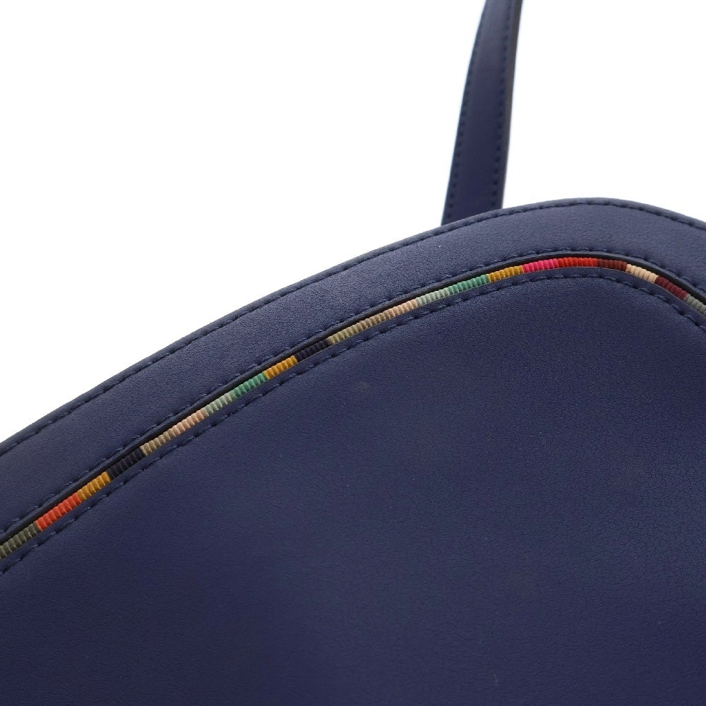 Paul Smith(ポールスミス) ロゴデザイン クロスボディ レザー ショルダーバッグ ブルー