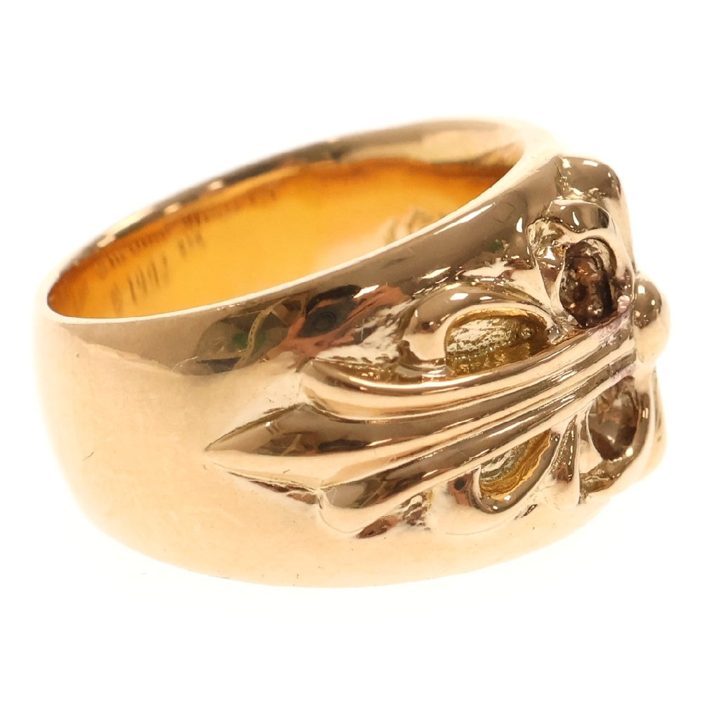 CHROME HEARTS(クロムハーツ) 22K FLRL CRS フローラルクロスリング ゴールド