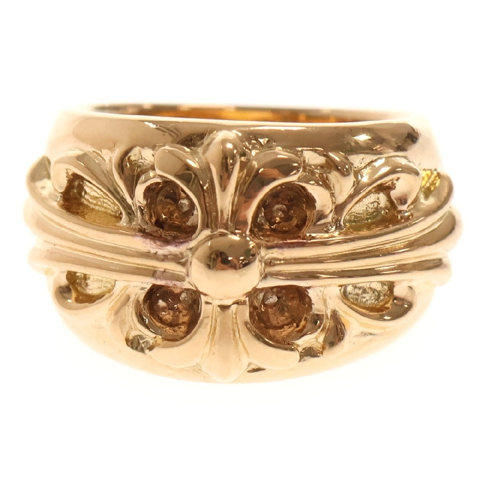 CHROME HEARTS(クロムハーツ) 22K FLRL CRS フローラルクロスリング ゴールド