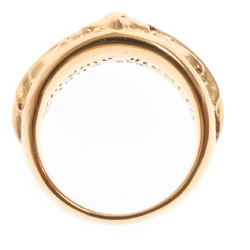 CHROME HEARTS(クロムハーツ) 22K FLRL CRS フローラルクロスリング ゴールド