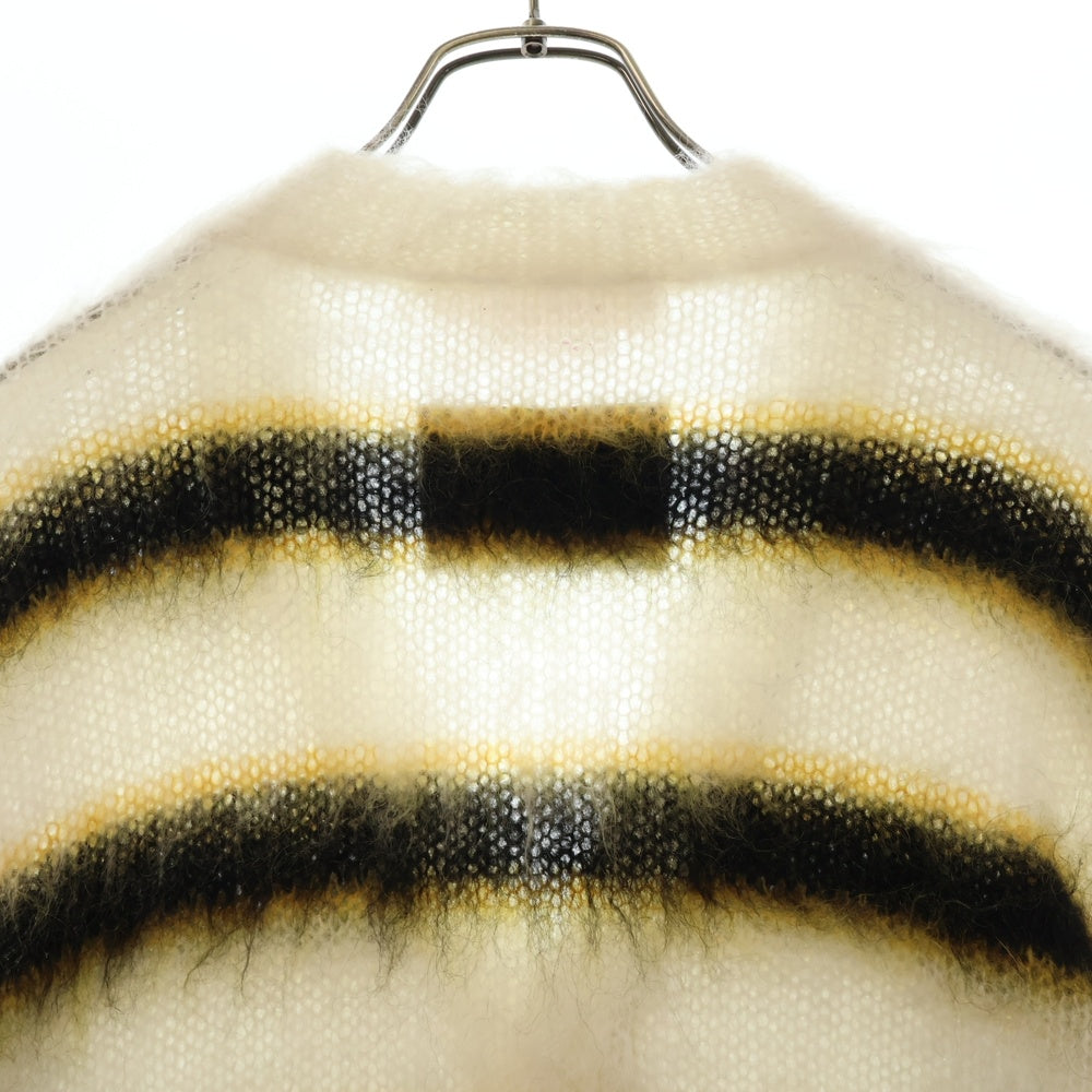 MARNI(マルニ) 22AW MOHAIR AND WOOL BLEND CARDIGAN モヘアニット ボーダーカーディガン マルチカラー CDMG0051Q3 UFU116