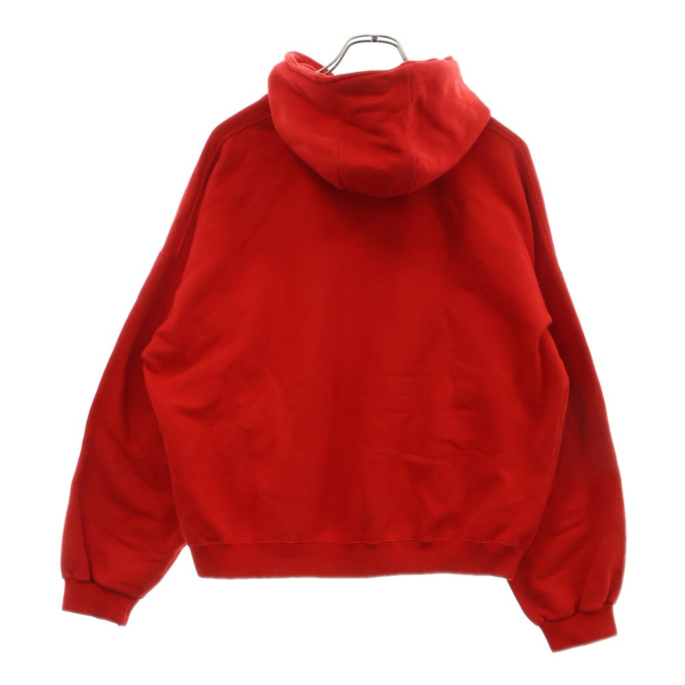 CHANEL(シャネル) 80S VINTAGE Logo Print Sweat Hoodie SAISON 1 ロゴプリント プルオーバースウェットパーカー ヴィンテージ フーディ レッド 26432