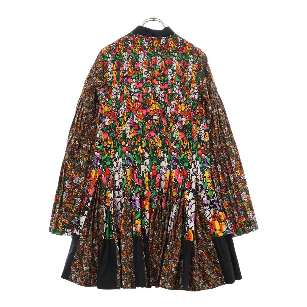 Sacai(サカイ) SAMPLE Floral Print フローラル 総柄プリント プリーツデザイン ワンピース マルチカラー レディース