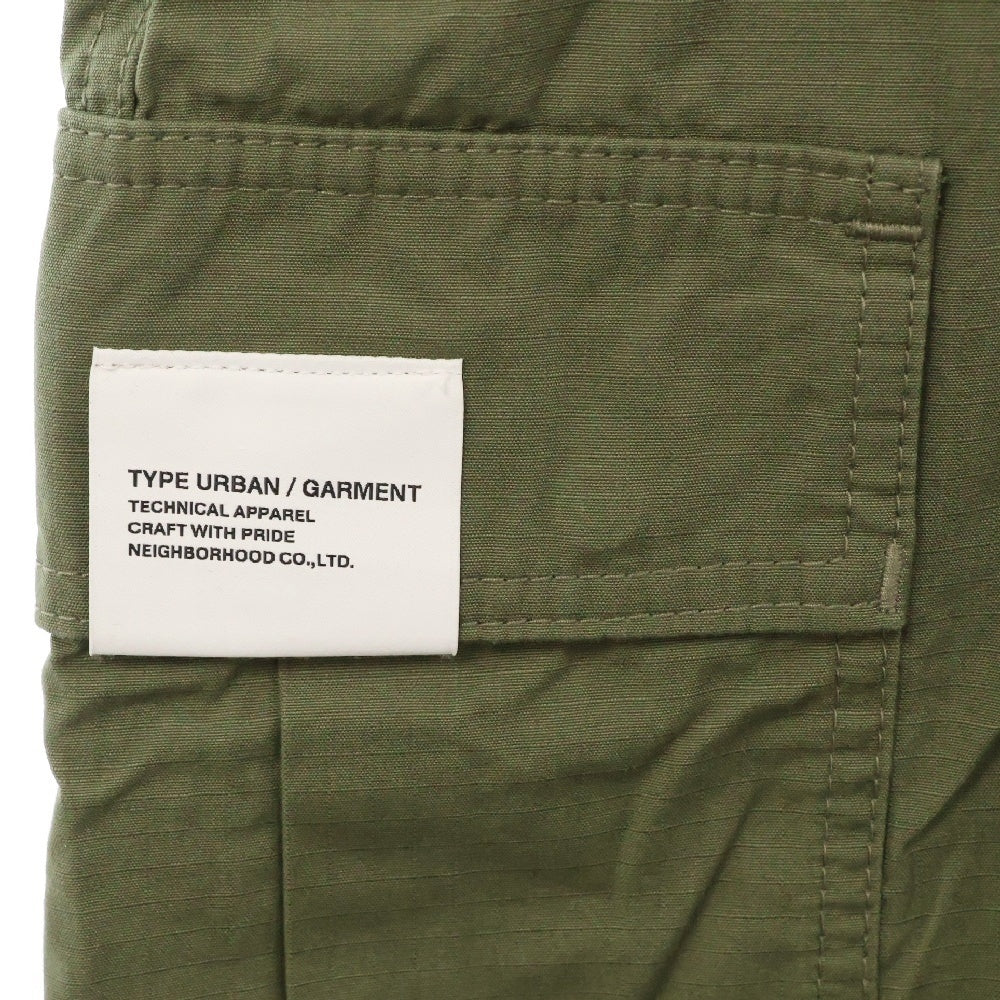NEIGHBORHOOD(ネイバーフッド) 23SS WIDE CARGO PANTS ワイド カーゴ マルチポケット パンツ カーキ 231YTNH-PTM03