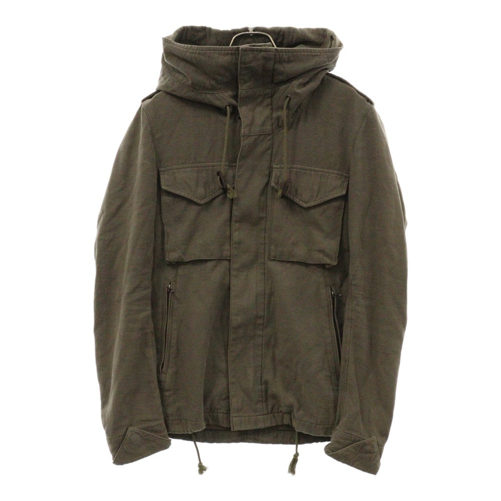 ATTACHMENT(アタッチメント) M65 コットン フーデッド ミリタリージャケット カーキ AB21-295