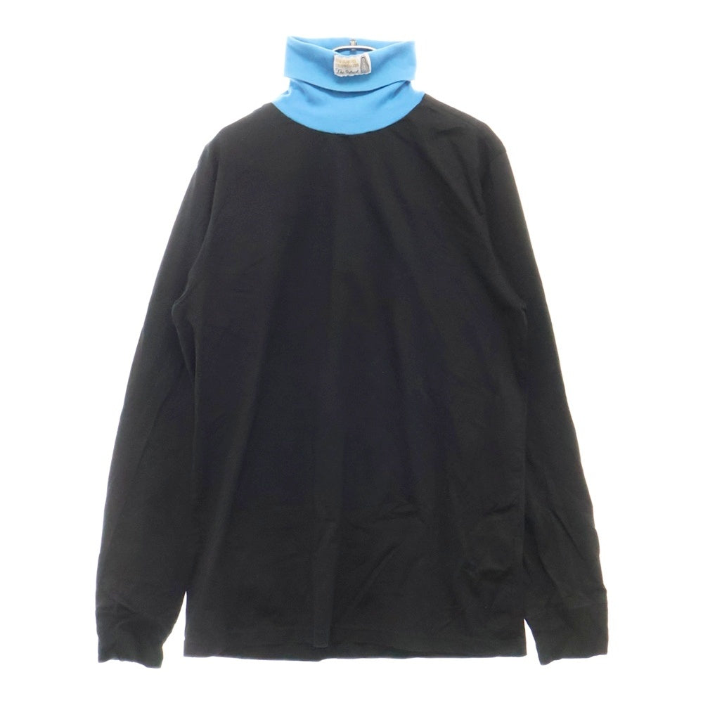TAKAHIROMIYASHITA The SoloIst.(タカヒロミヤシタザソロイスト) 22AW タートルネックカットソー 長袖Tシャツ ブラック sc.0010AW22