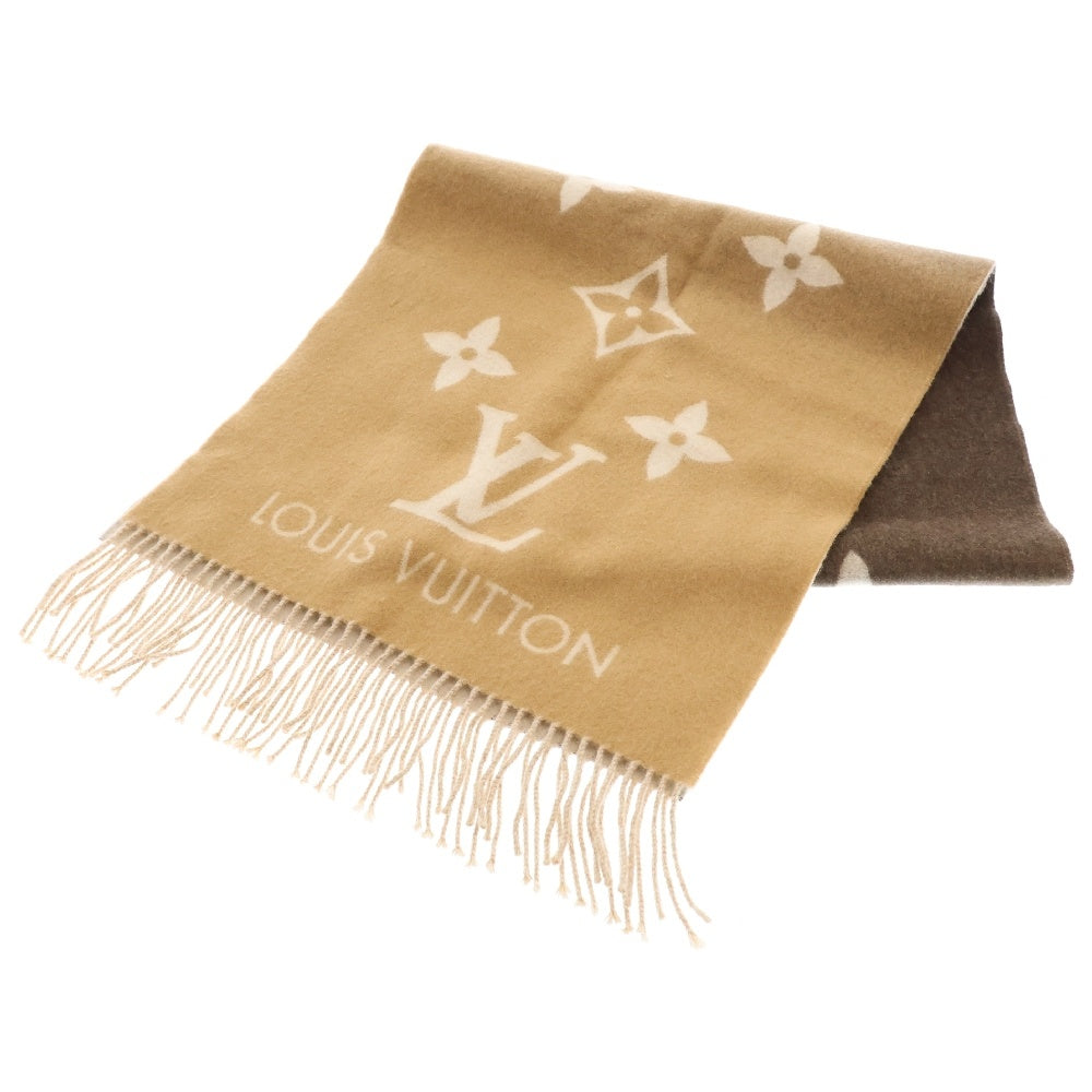 LOUIS VUITTON(ルイヴィトン) レイキャビック グラディエント モノグラム総柄 カシミヤ マフラー ベージュ/ブラウン M73675