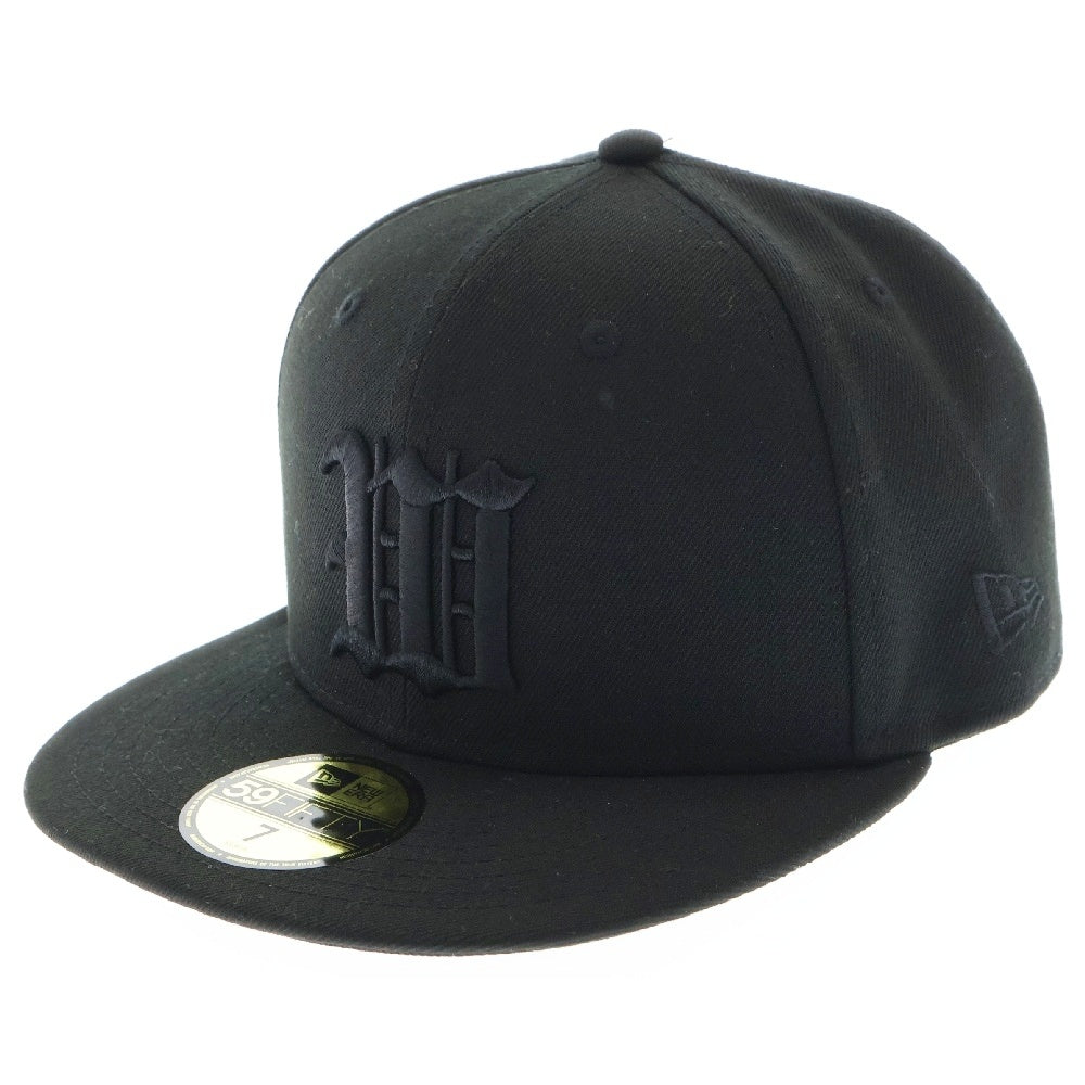WACKO MARIA(ワコマリア) 23AW 59FIFTY ロゴエンブロイダリー 6パネル ベースボールキャップ ブラック 23FW-WMA-CP01