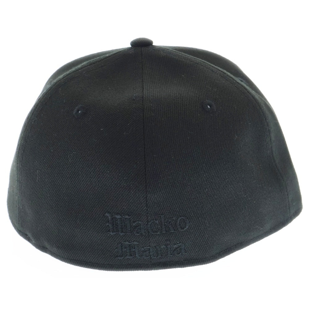 WACKO MARIA(ワコマリア) 23AW 59FIFTY ロゴエンブロイダリー 6パネル ベースボールキャップ ブラック 23FW-WMA-CP01