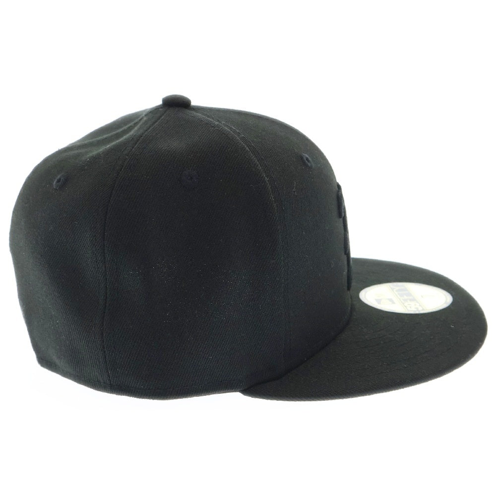 WACKO MARIA(ワコマリア) 23AW 59FIFTY ロゴエンブロイダリー 6パネル ベースボールキャップ ブラック 23FW-WMA-CP01