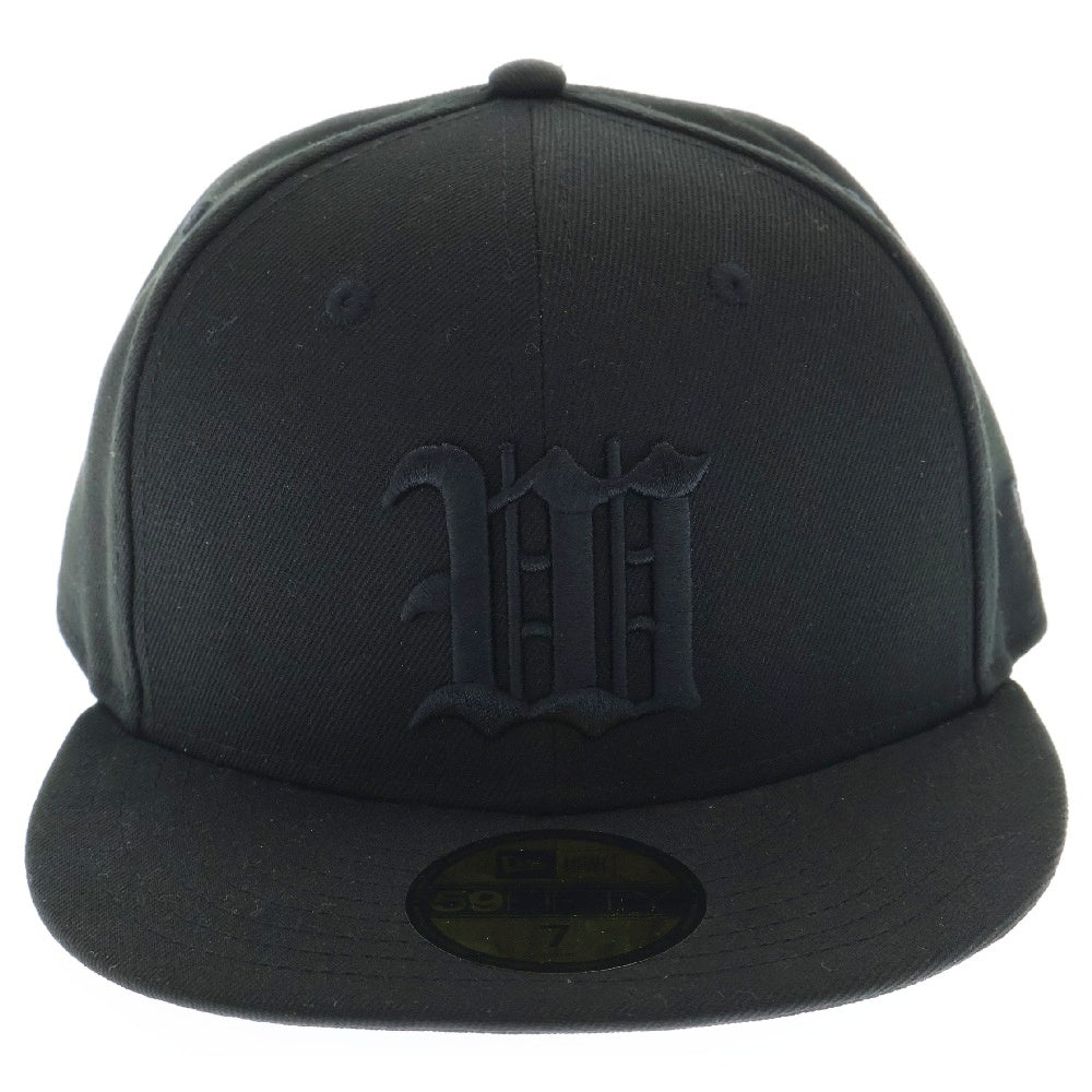 WACKO MARIA(ワコマリア) 23AW 59FIFTY ロゴエンブロイダリー 6パネル ベースボールキャップ ブラック 23FW-WMA-CP01