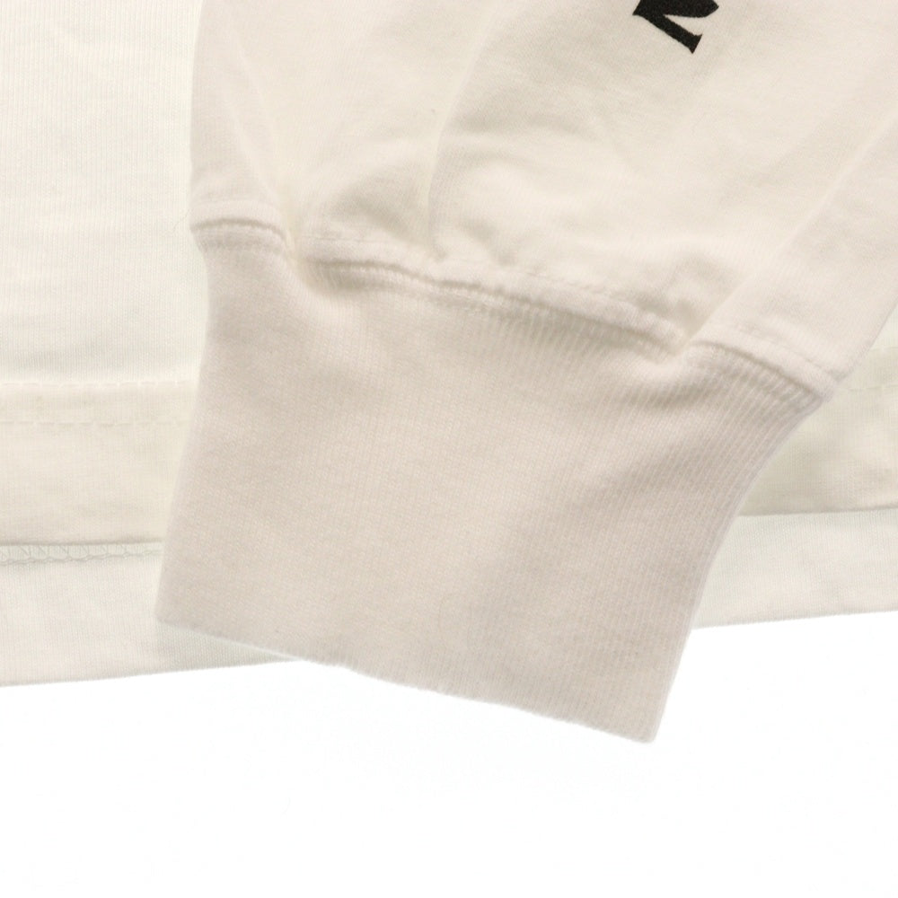 NEIGHBORHOOD(ネイバーフッド) 19AW MY WAY L/S TEE アームプリント 両面プリントTシャツ 長袖クルーネックカットソー ホワイト 192PCNH-LT12