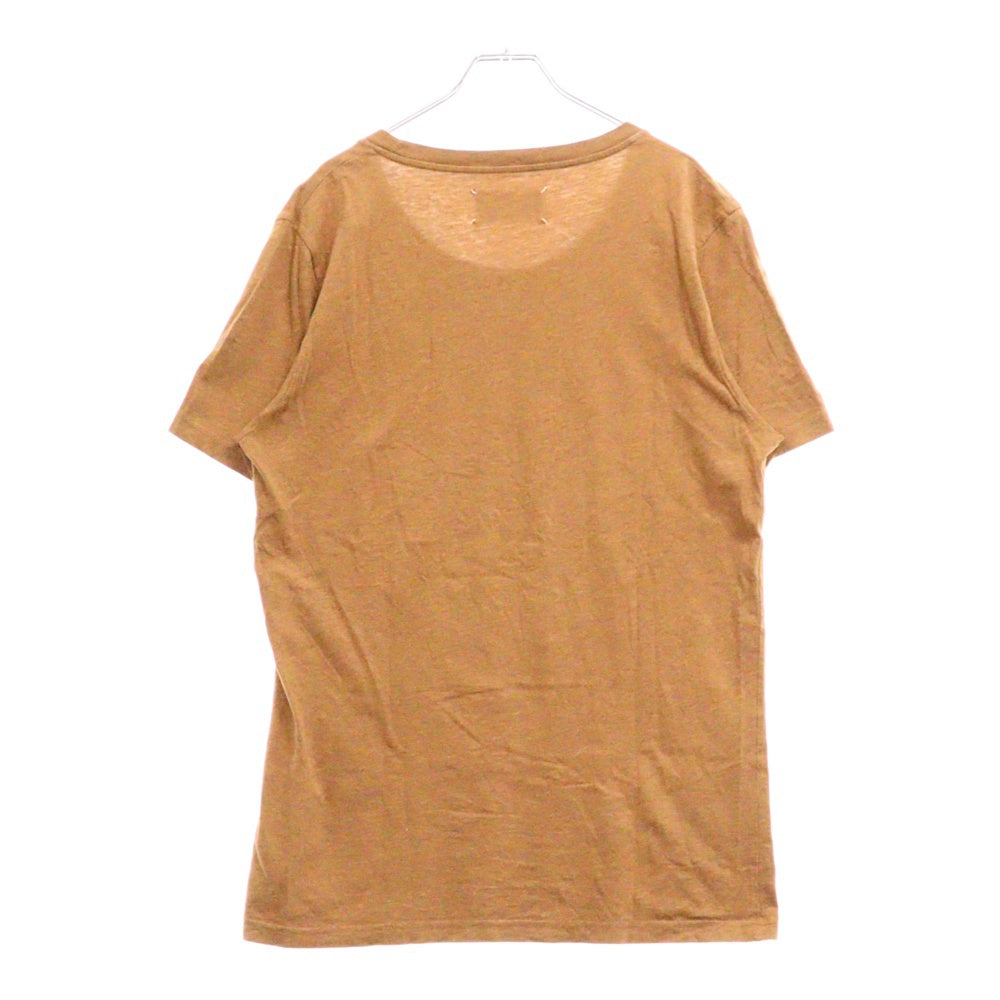 Maison Margiela 10(メゾン マルジェラ) 16SS 四つタグ 半袖カットソー Tシャツ ブラウン S30GC0545 S22431