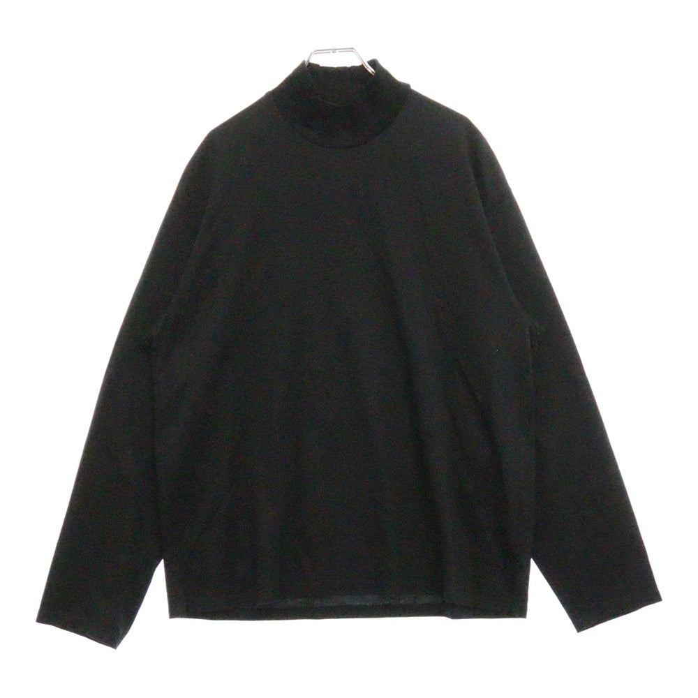 LAD MUSICIAN(ラッドミュージシャン) HIGH NECK BIG T-SHIRT ハイネック 長袖Tシャツ カットソー ブラック 2220-706