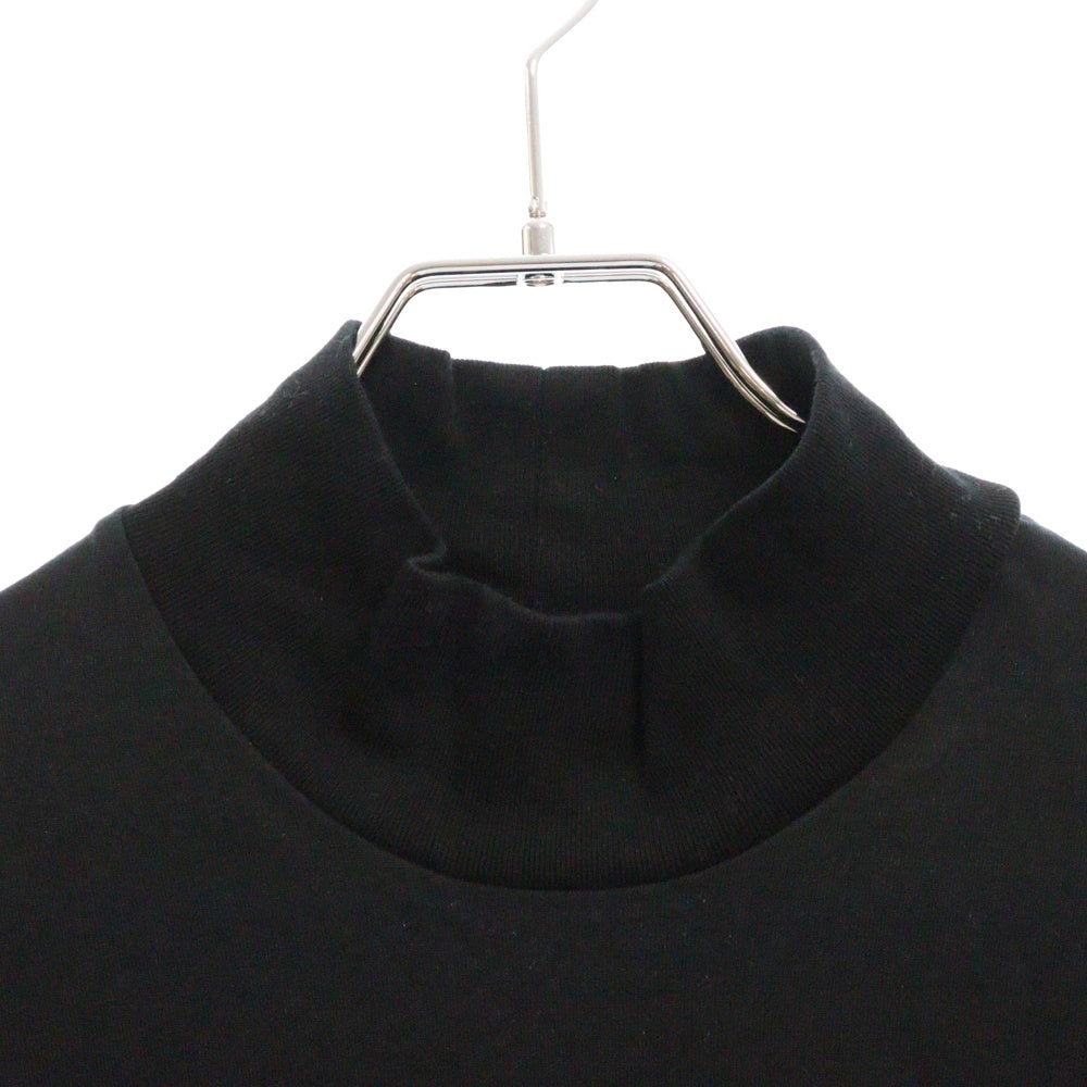 LAD MUSICIAN(ラッドミュージシャン) HIGH NECK BIG T-SHIRT ハイネック 長袖Tシャツ カットソー ブラック 2220-706