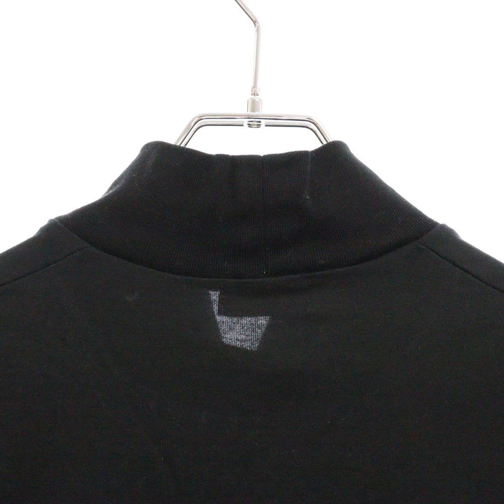 LAD MUSICIAN(ラッドミュージシャン) HIGH NECK BIG T-SHIRT ハイネック 長袖Tシャツ カットソー ブラック 2220-706