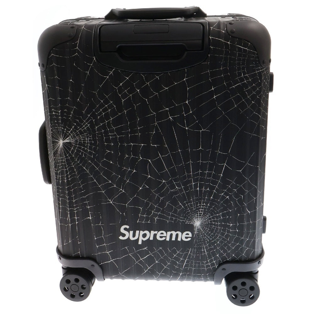 SUPREME(シュプリーム) xRIMOWA 19AW Cabin Plus シュプリームxリモワ キャビンプラス キャリーケース バッグ スパイダーネット ブラック