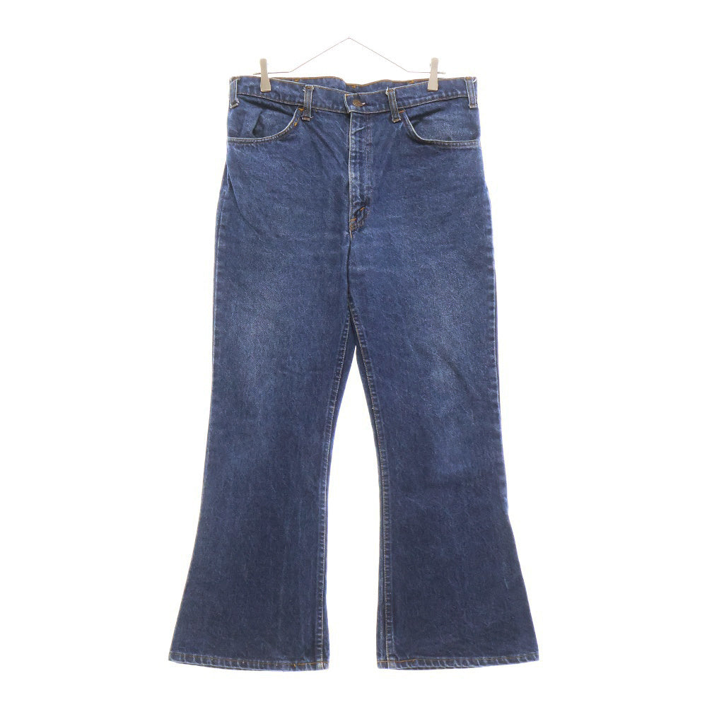 Levi's(リーバイス) 70s VINTAGE 646-0217 ボタン裏39 スモールe オレンジタブ 42TALON ヴィンテージ ジップフライ フレアデニムパンツ インディゴ