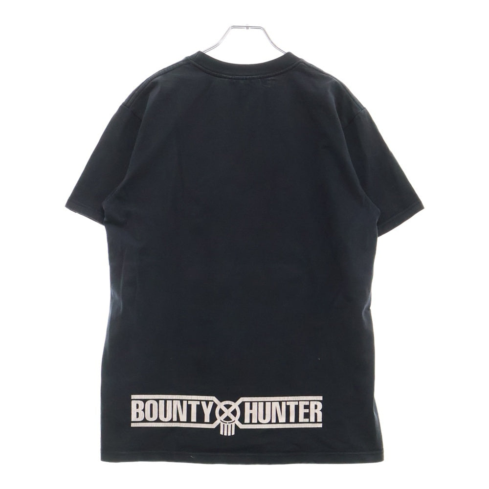 BOUNTY HUNTER(バウンティーハンター) ×Disney ディズニー バックロゴプリント 半袖Tシャツ カットソー グレー