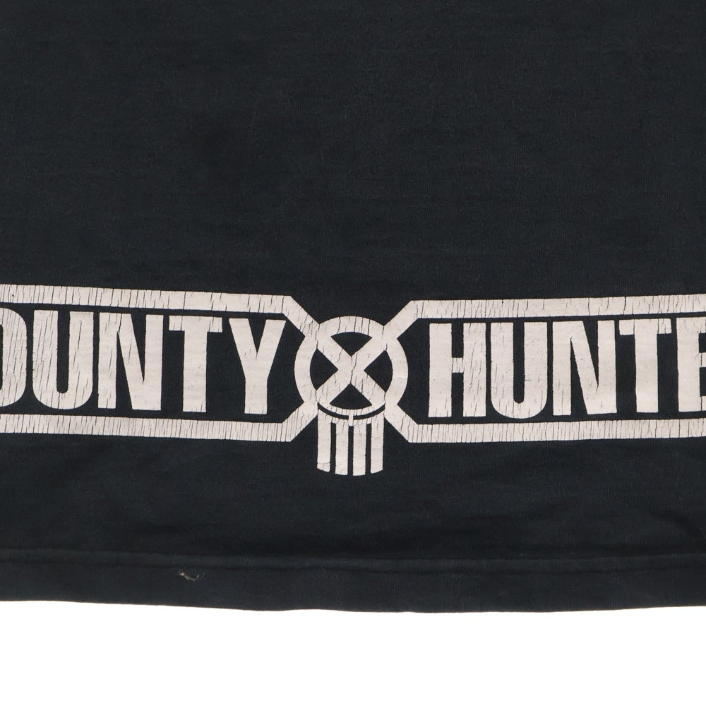 BOUNTY HUNTER(バウンティーハンター) ×Disney ディズニー バックロゴプリント 半袖Tシャツ カットソー グレー