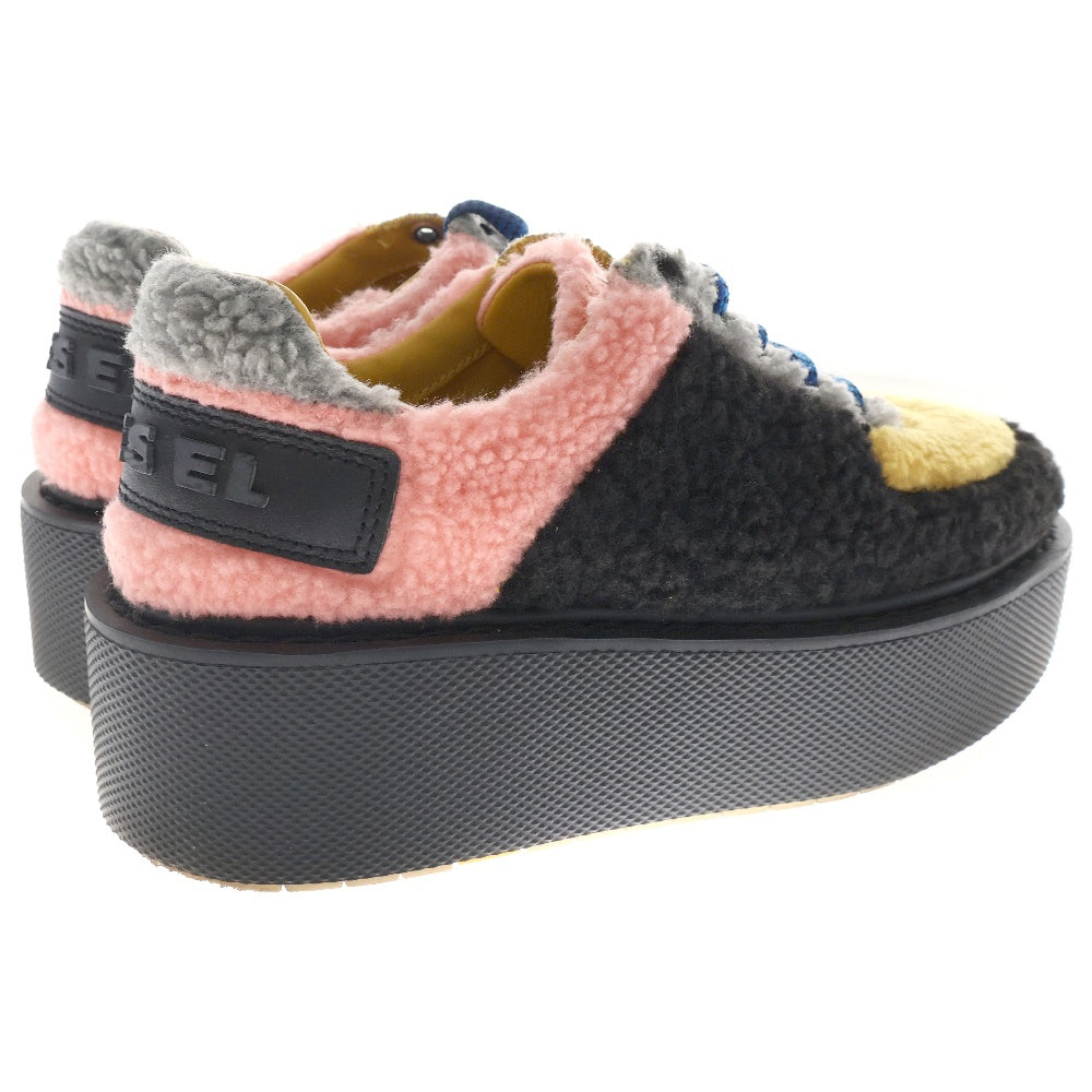 DIESEL(ディーゼル) D-CAGE S ボア 厚底ローカットスニーカー マルチカラー レディース US6/23cm