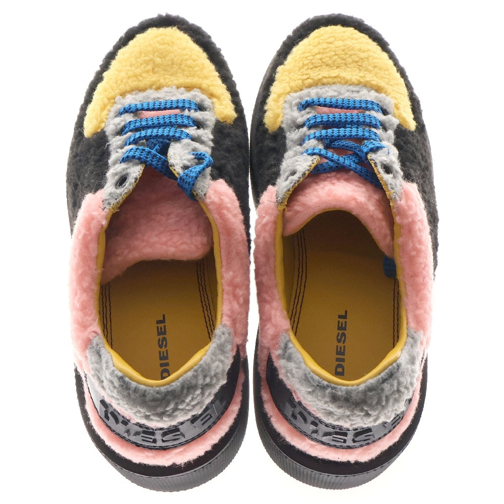 DIESEL(ディーゼル) D-CAGE S ボア 厚底ローカットスニーカー マルチカラー レディース US6/23cm