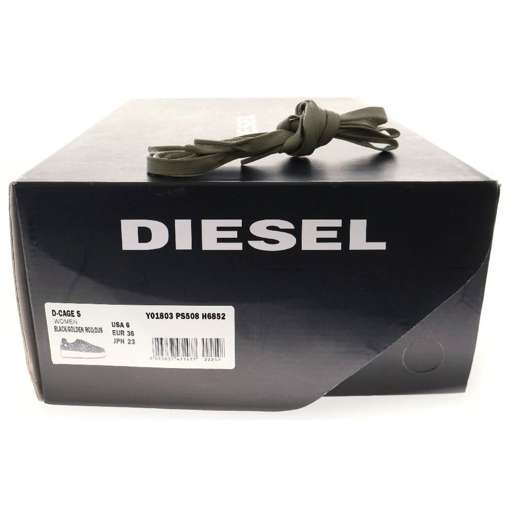 DIESEL(ディーゼル) D-CAGE S ボア 厚底ローカットスニーカー マルチカラー レディース US6/23cm