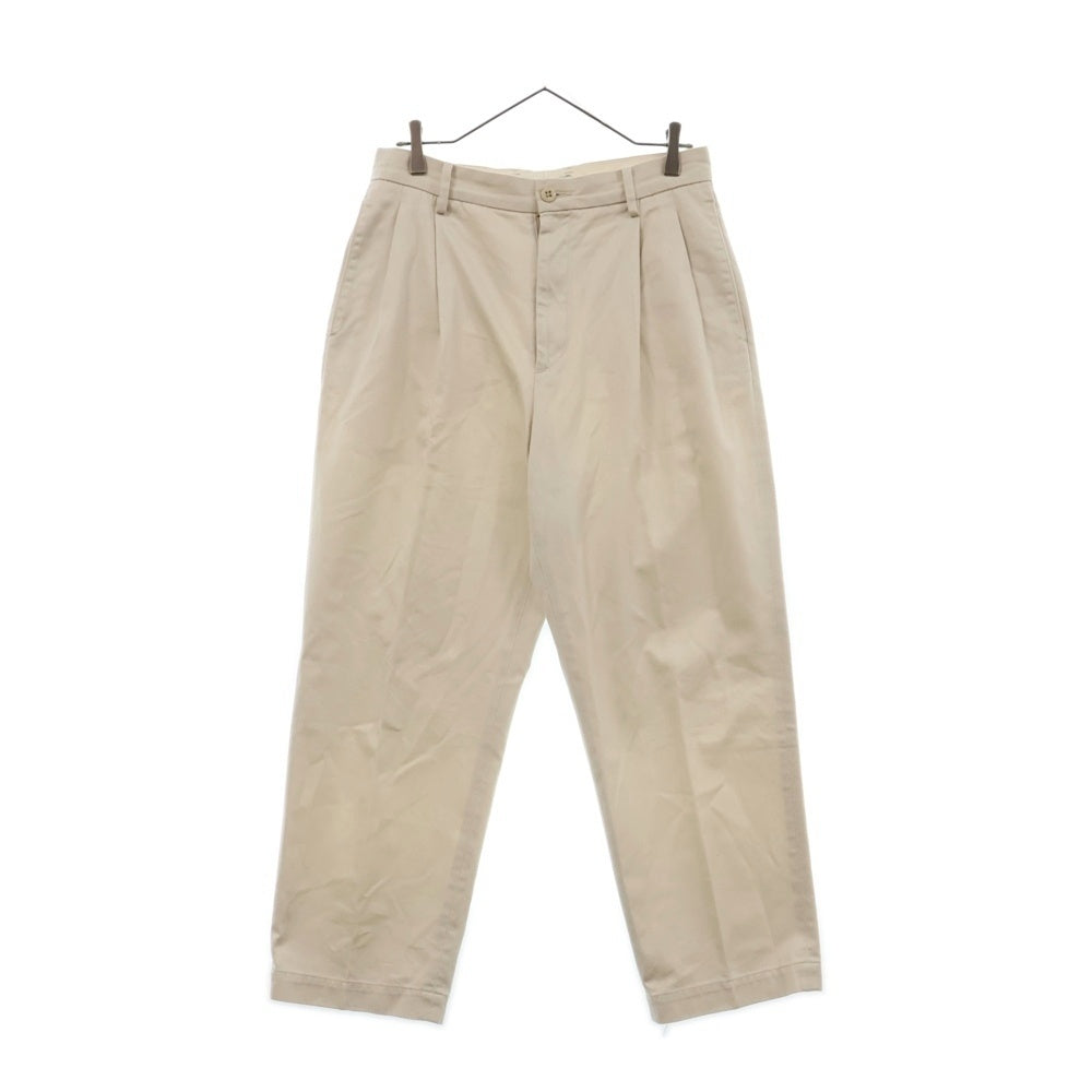 WACKO MARIA(ワコマリア) 23SS DOUBLE PLEATED CHINO TROUSERS ダブルプリーツ チノトラウザー パンツ ホワイト 23SS-WMP-PT02