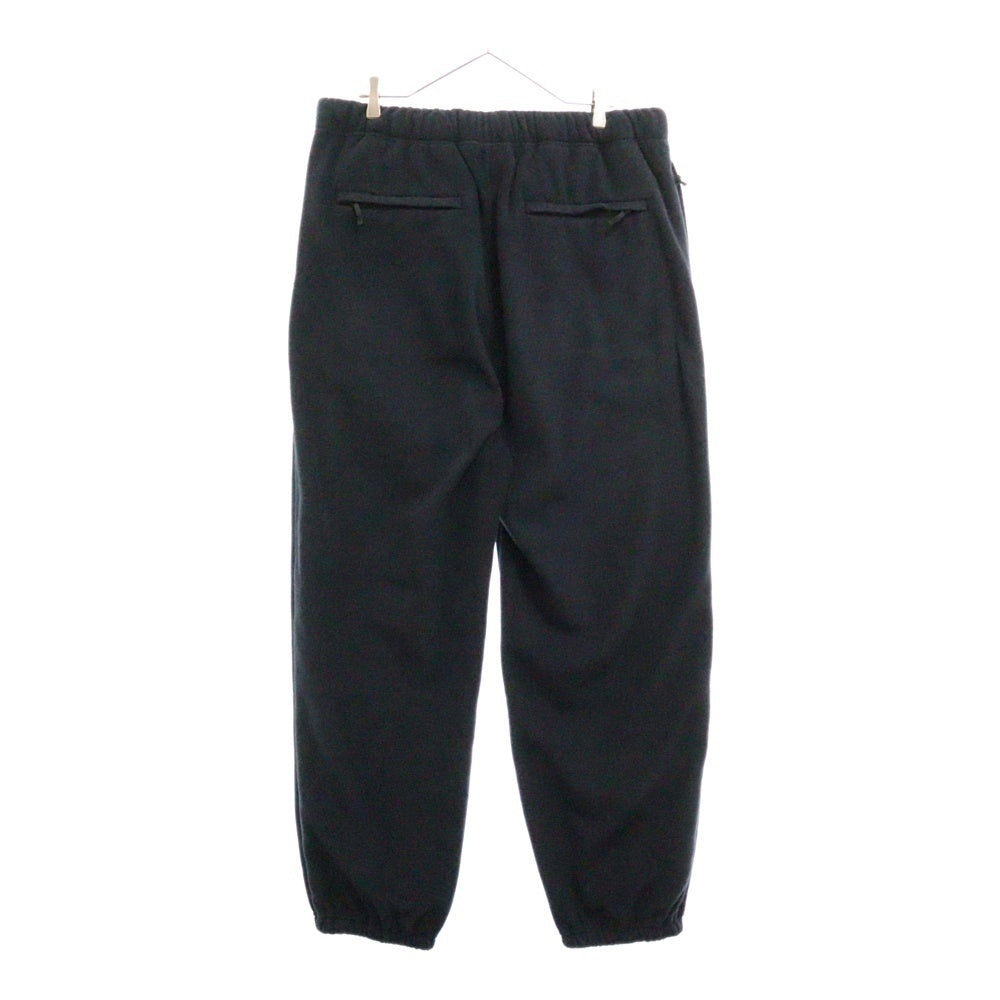 The Ennoy Professional(エンノイプロフェッショナル) 24AW Polartec Fleece pants フロントロゴ刺繍 ポーラテック フリースパンツ ネイビー AW24BRENPT06LP