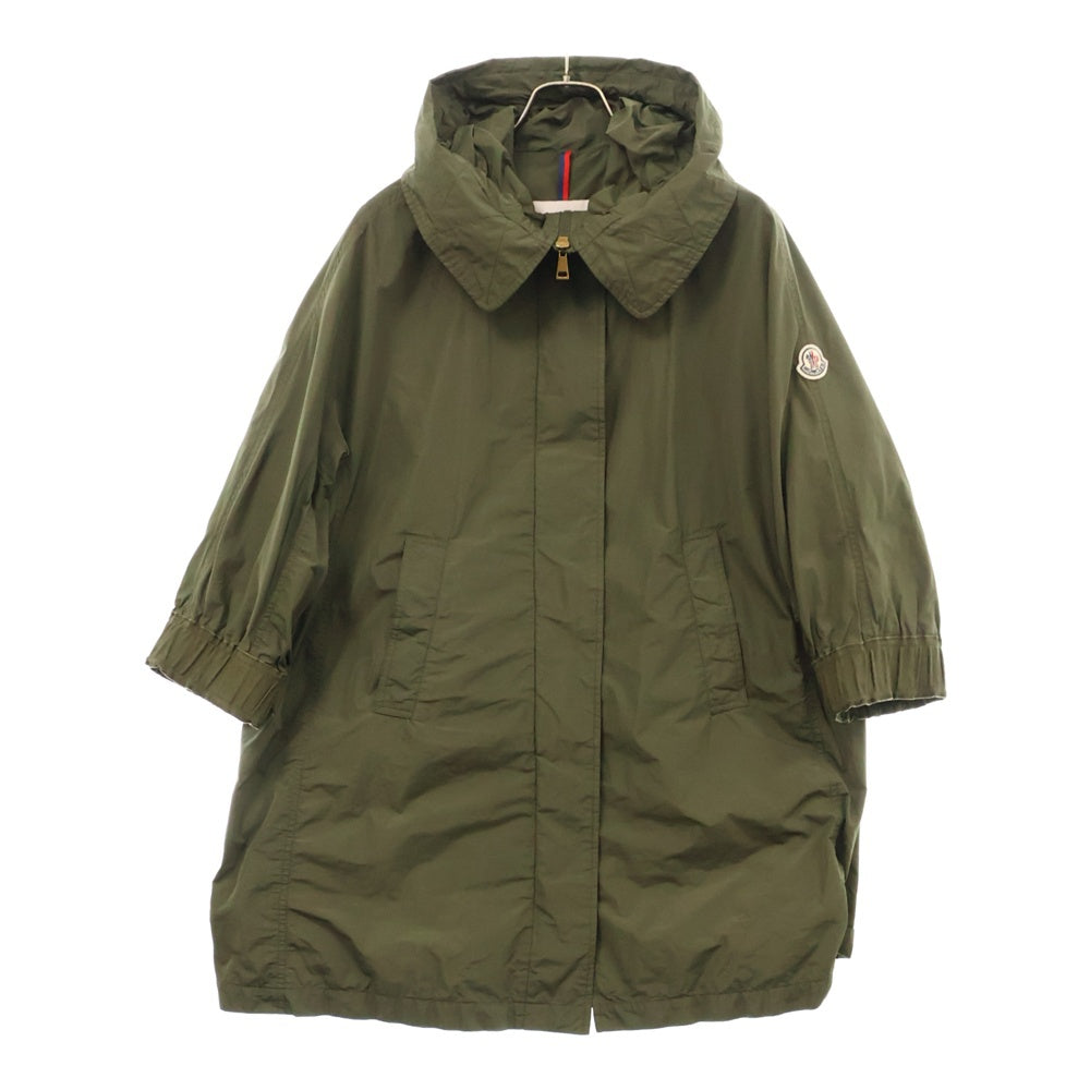MONCLER(モンクレール) 18SS ASTROPHY アストロフィー オーバーサイズ フーデッド ジップアップジャケット グリーン レディース D10934910705 54881