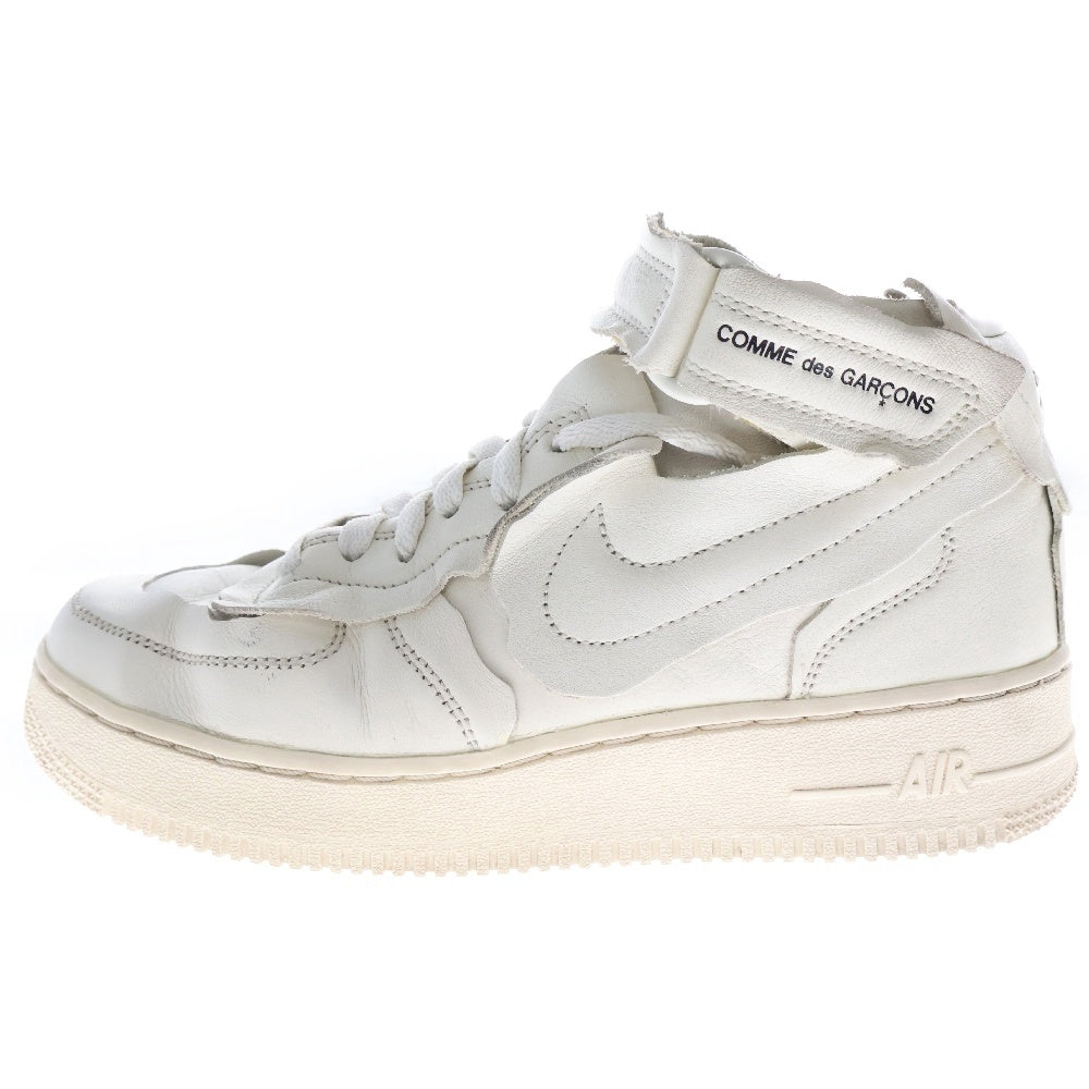 NIKE(ナイキ) ×COMME des GARCONS HOMME PLUS AIR FORCE 1 MID コムデギャルソン オムプリュス エアフォース1 ベルトストラップ ハイカットスニーカー レディース DC3601-100