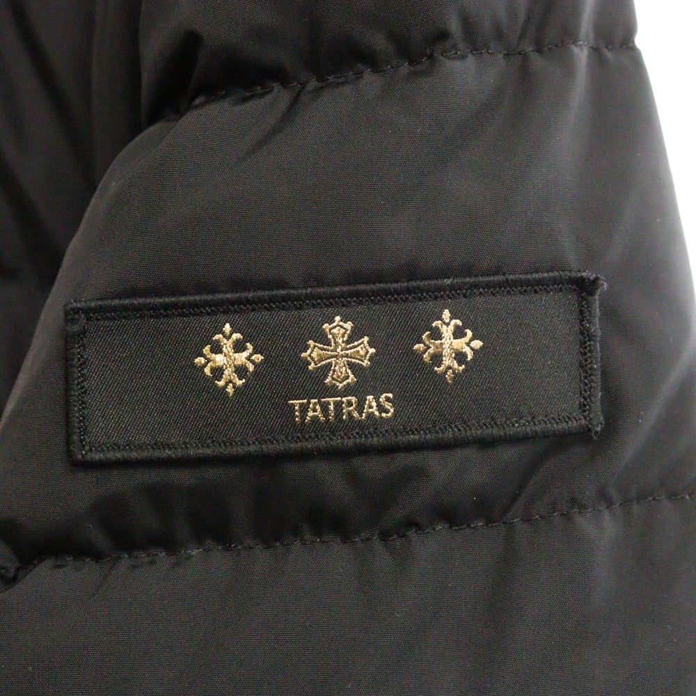 TATRAS(タトラス) ×TOMORROWLAND BREVA トゥモローランド 別注 ノーカラー ライトダウンジャケット レディース ブラック LTTM21A4169-D