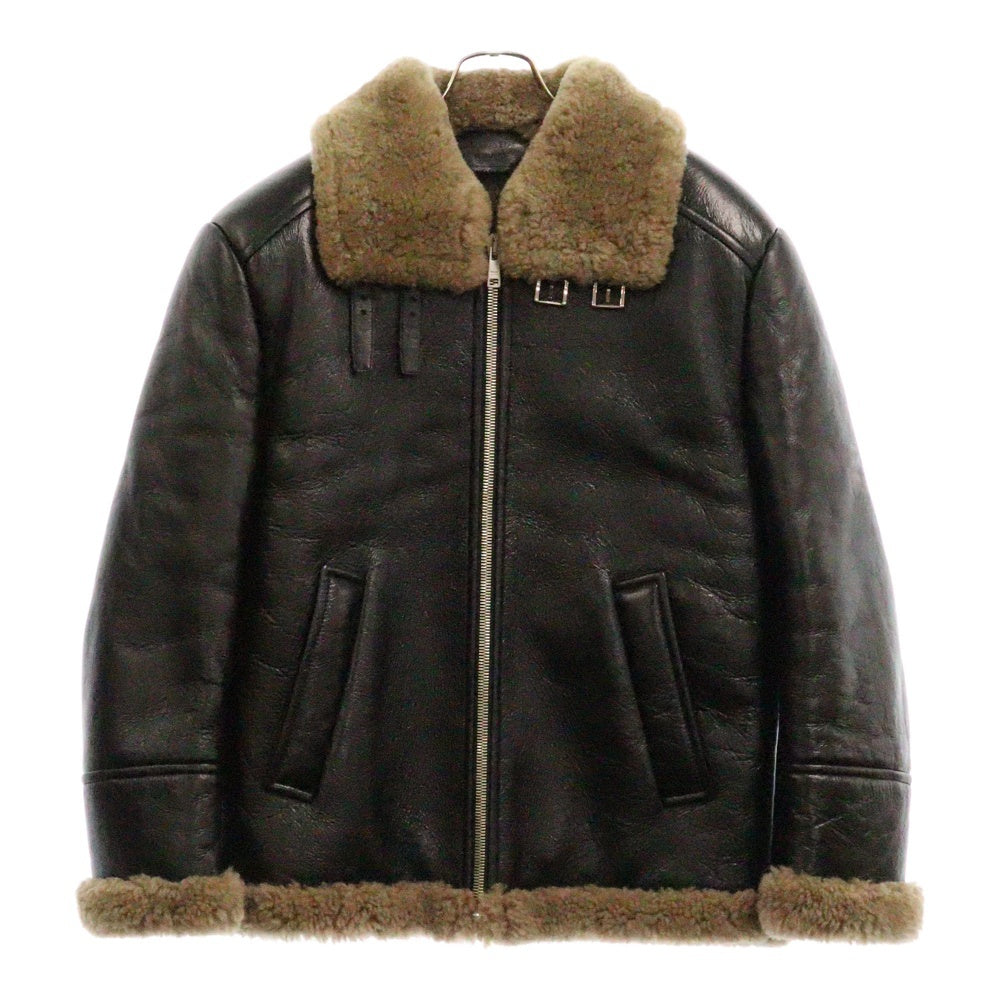 PRADA(プラダ) オーバーサイズ ムートンジャケット ブラック 58A126 レディース