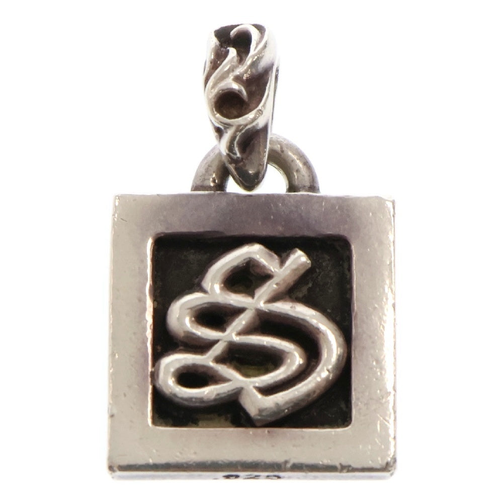 CHROME HEARTS(クロムハーツ) FRAMED LETTER BLOCK フレームド レターブロック S アルファベットチャーム シルバーネックレストップ