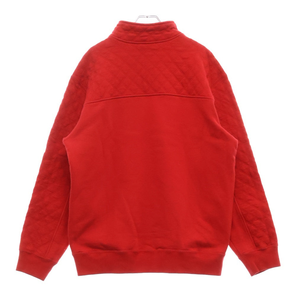 SUPREME(シュプリーム) 19SS Forever Half Zip Sweatshirt フォーエバー ロゴ刺繍ハーフジップスウェットトレーナー