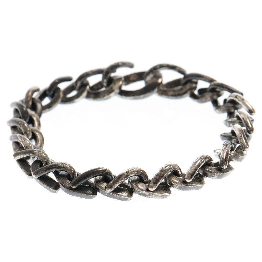 TIFFANY & Co.(ティファニー) FORGE MEDIUM LINK BRACELET フォージ ミディアム ブレスレット 20リンク シルバー/ブラック