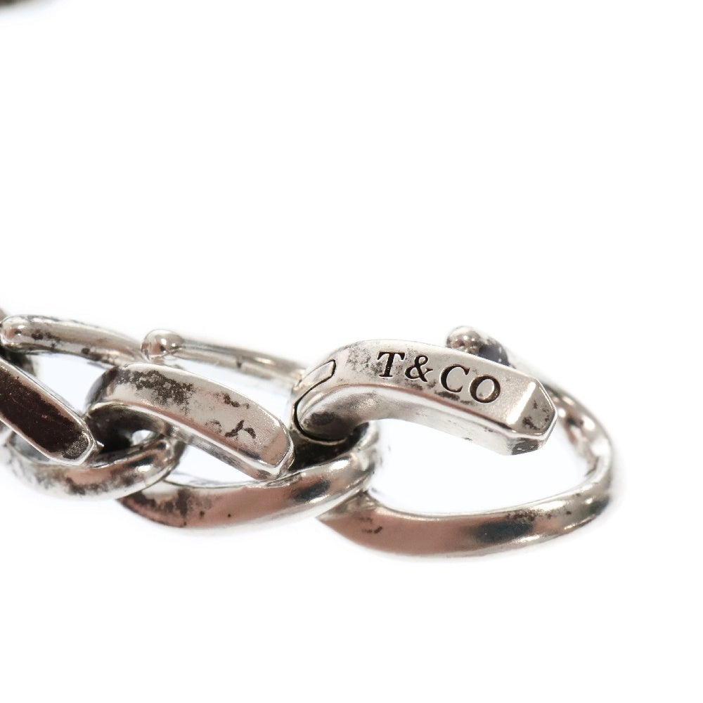 TIFFANY & Co.(ティファニー) FORGE MEDIUM LINK BRACELET フォージ ミディアム ブレスレット 21リンク シルバー/ブラック