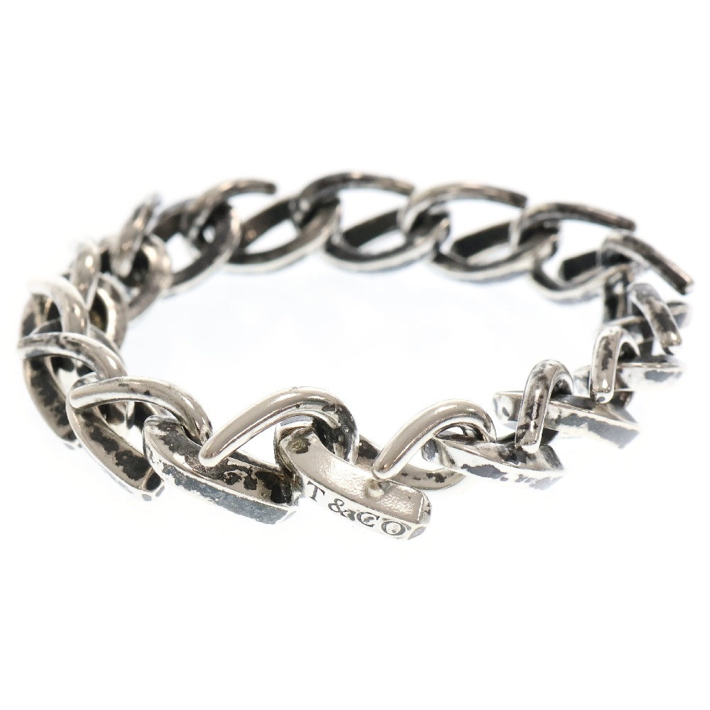 TIFFANY & Co.(ティファニー) FORGE LARGE LINK BRACELET フォージ ラージ ブレスレット 15リンク シルバー/ブラック