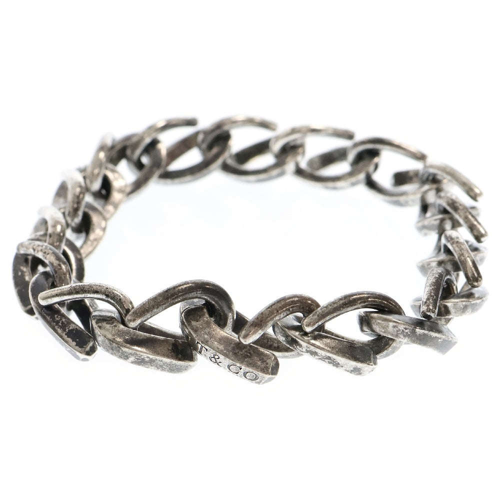 TIFFANY & Co.(ティファニー) FORGE LARGE LINK BRACELET フォージ ラージ ブレスレット 16リンク シルバー/ブラック