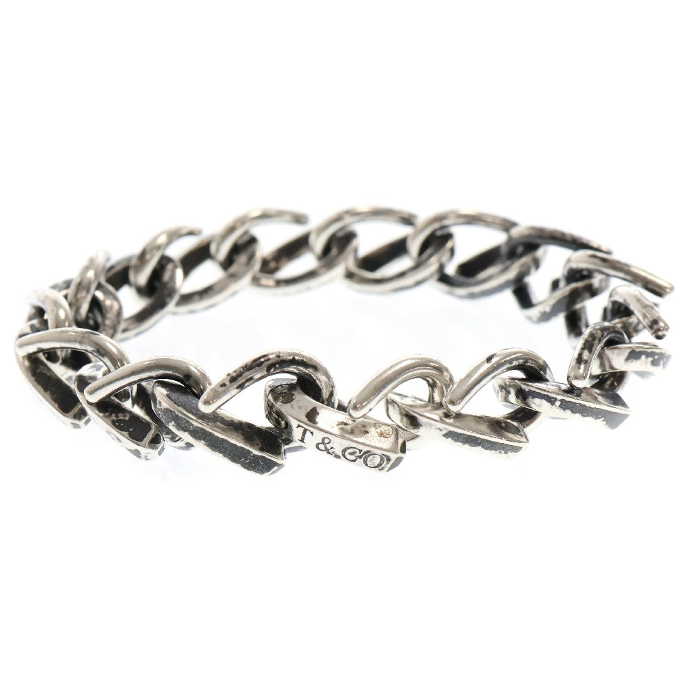 TIFFANY & Co.(ティファニー) FORGE LARGE LINK BRACELET フォージ ラージ ブレスレット 15リンク シルバー/ブラック