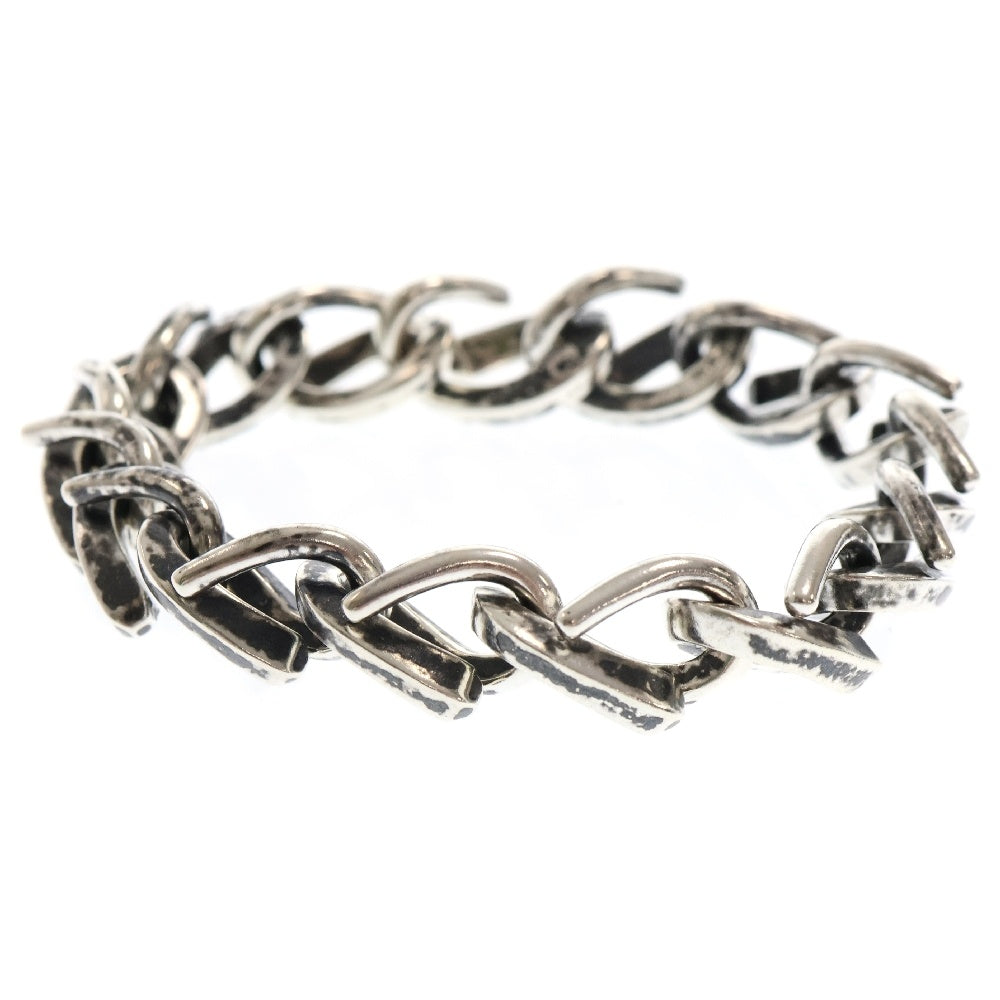 TIFFANY & Co.(ティファニー) FORGE LARGE LINK BRACELET フォージ ラージ ブレスレット 15リンク シルバー/ブラック