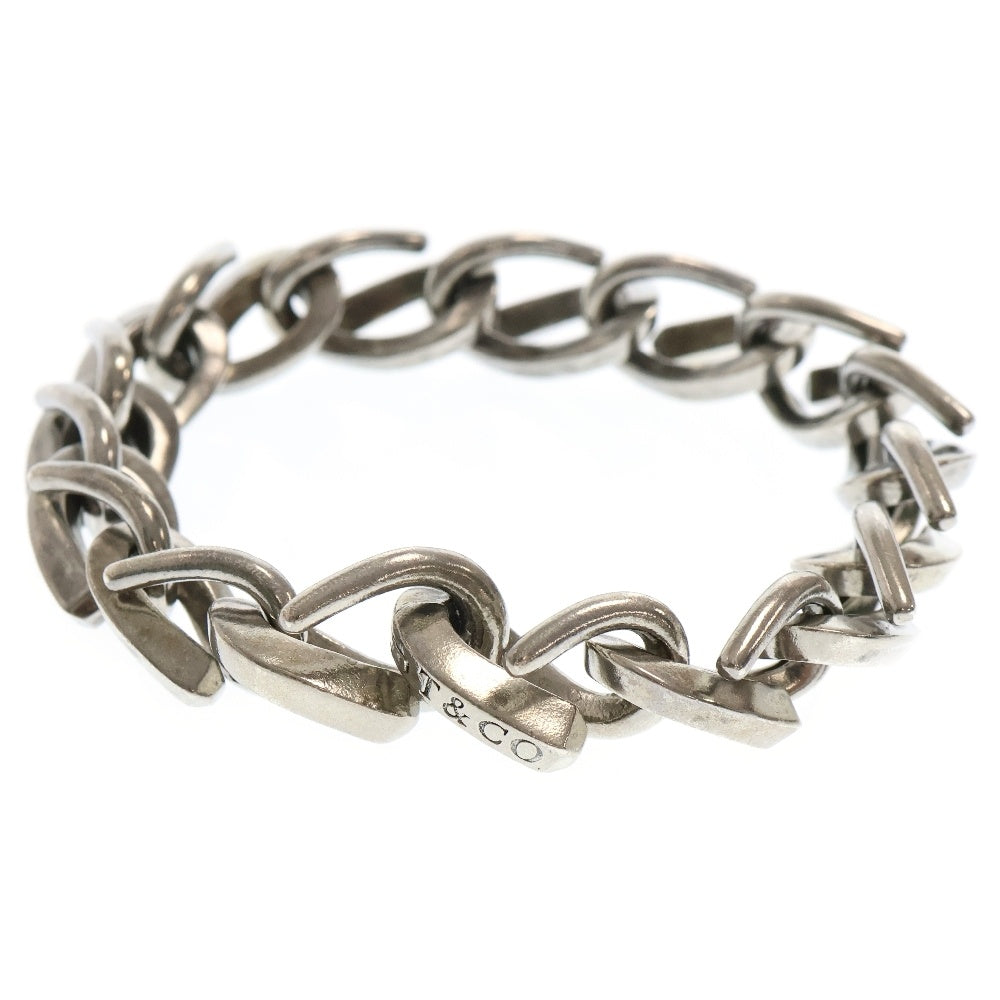 TIFFANY & Co.(ティファニー) FORGE LARGE LINK BRACELET フォージ ラージ ブレスレット 15リンク シルバー/ブラック