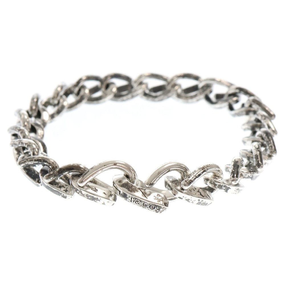TIFFANY & Co.(ティファニー) FORGE MEDIUM LINK BRACELET フォージ ミディアム ブレスレット 21リンク シルバー/ブラック