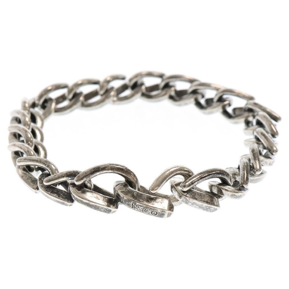 TIFFANY & Co.(ティファニー) FORGE MEDIUM LINK BRACELET フォージ ミディアム ブレスレット 21リンク シルバー/ブラック