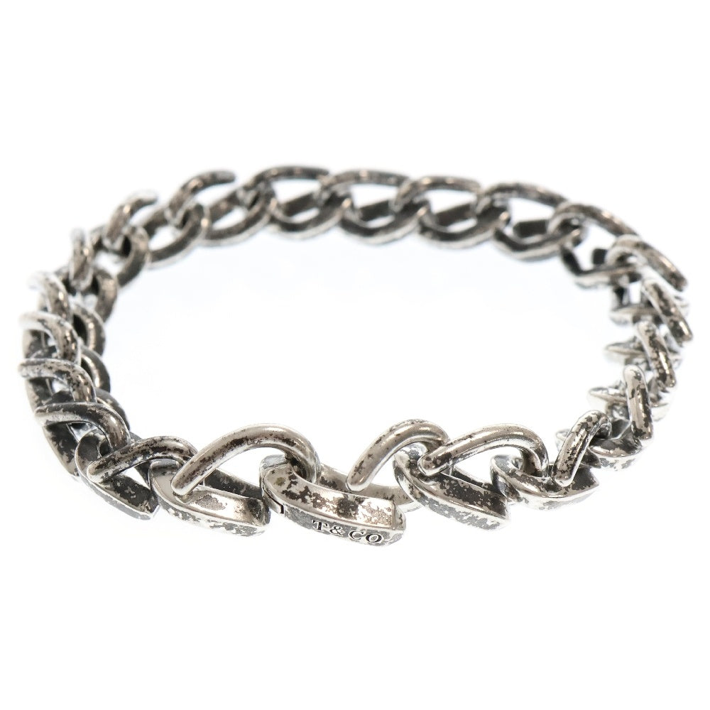 TIFFANY & Co.(ティファニー) FORGE MEDIUM LINK BRACELET フォージ ミディアム ブレスレット 21リンク シルバー/ブラック