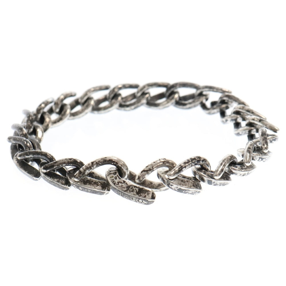 TIFFANY & Co.(ティファニー) FORGE MEDIUM LINK BRACELET フォージ ミディアム ブレスレット 21リンク シルバー/ブラック