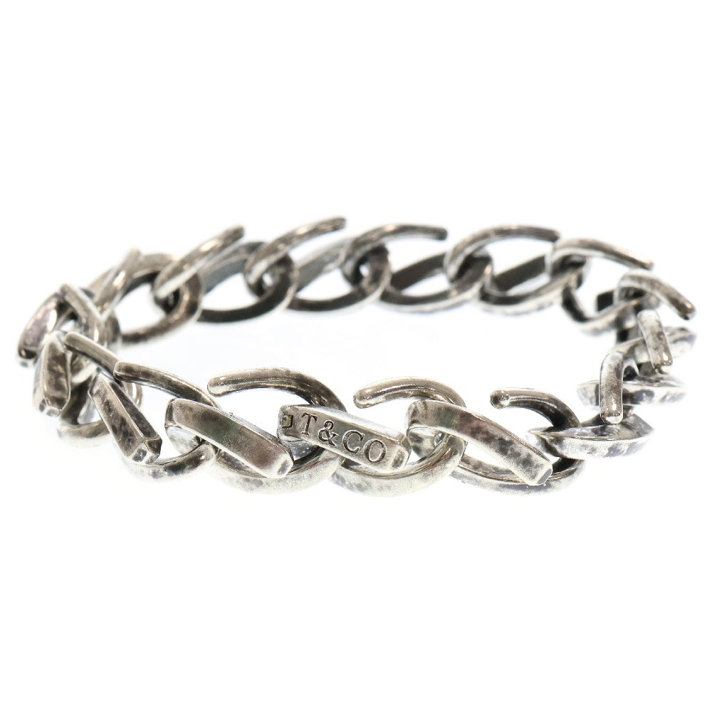 TIFFANY & Co.(ティファニー) FORGE LARGE LINK BRACELET フォージ ラージ ブレスレット 15リンク シルバー/ブラック